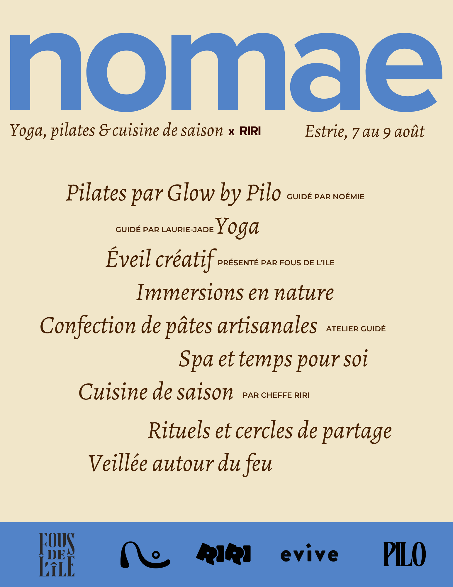 RETRAITE NOMAE
