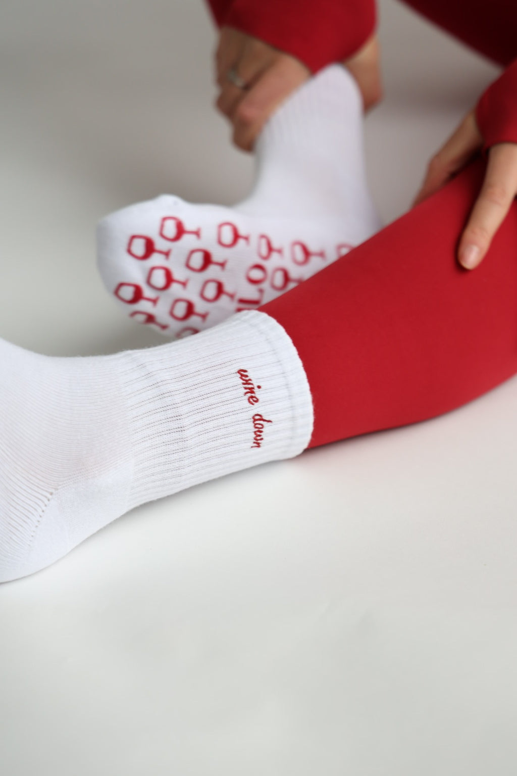 Chaussettes antidérapantes Wine Down